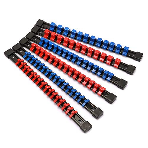 Plastic Rail Wrench Hanger with Clips Makitoyo 6 Piece Screwdriver Organizer and Wrench Organizer Hand Tool Holder Plastic Rail Wrench Hanger with Clips Makitoyo 6 Piece Screwdriver Organizer and Wrench Organizer Hand Tool Holder